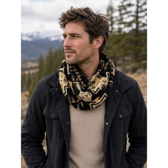 Pendleton Accessories - Pendleton Harding Aztec Infinity Circle Scarf Unisex Men’s Women’s